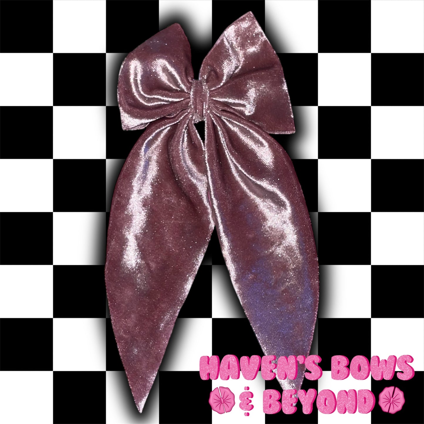 Mauve Isabelle bow