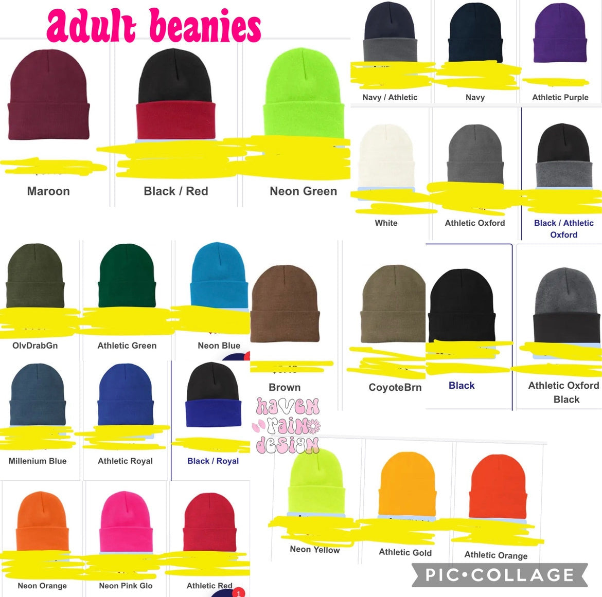 Beanie - rachel rainbow [ #16 • HBB EXCLUSIVE ]