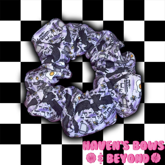 Raven bookish regular scrunchie