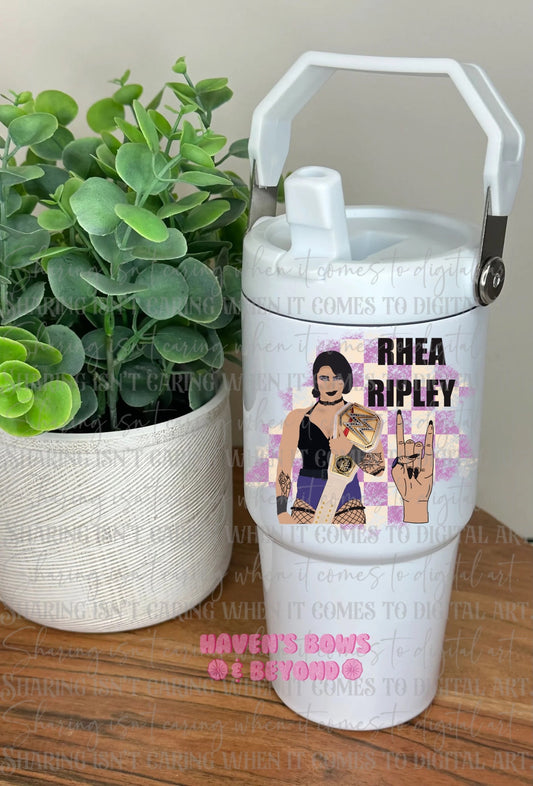 20-30oz swing lid - female wrestler [ #26 • HBB EXCLUSIVE ]