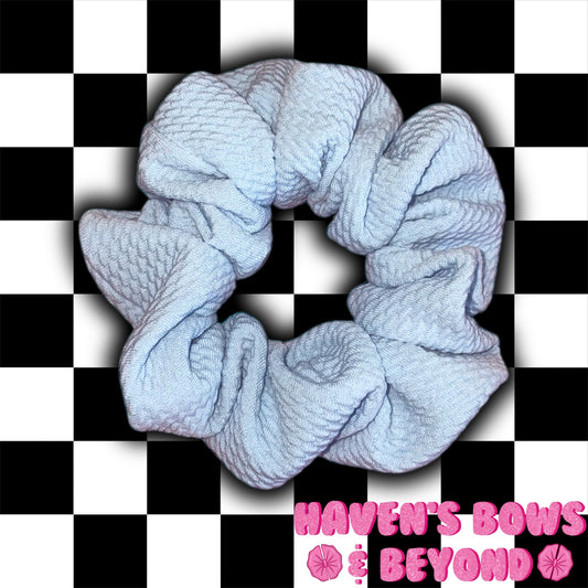 Blue regular scrunchie