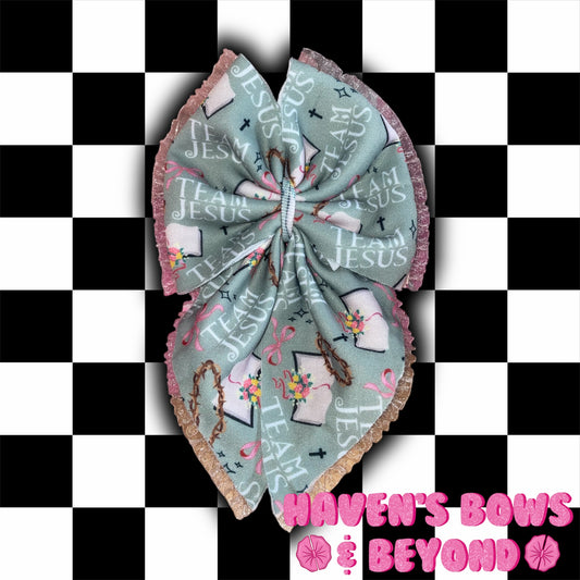 5” sailor with pale pink trim (read description)