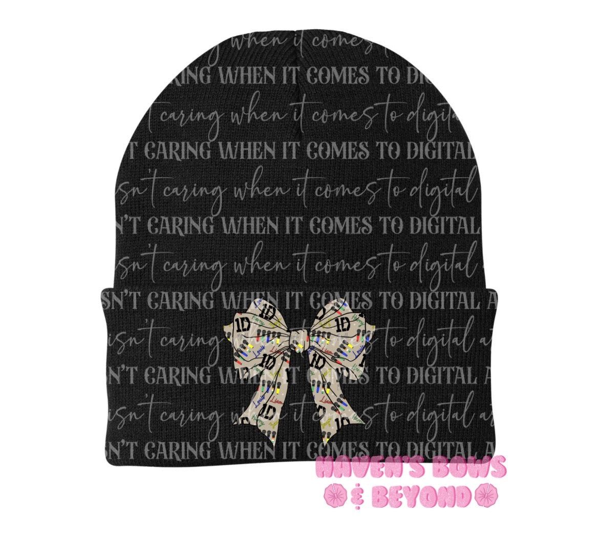 Beanie - 1d bow [ #12 • HBB EXCLUSIVE ]