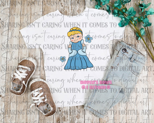 Shirts - blue princess kewpie [#24 • HBB EXCLUSIVE]