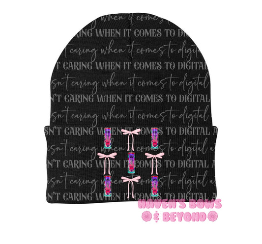 Beanie - pink/purple energy bows [ #29 • HBB EXCLUSIVE ]