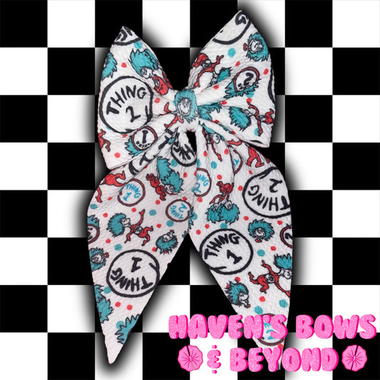 Thing 1 & 2 Isabelle bow