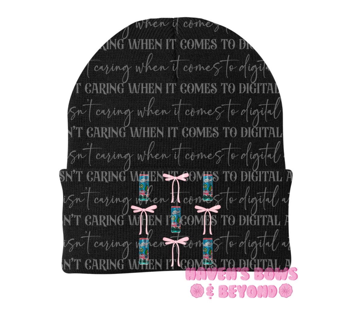 Beanie - blue energy bows [ #30 • HBB EXCLUSIVE ]