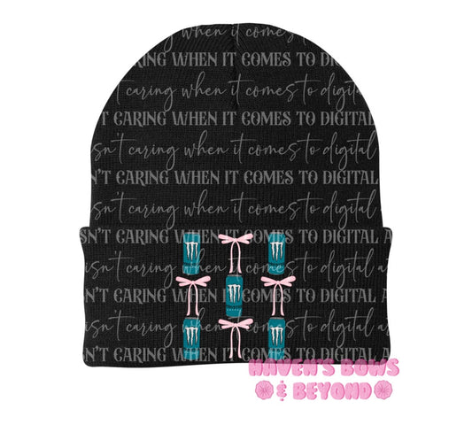 Beanie - blue energy bows [ #32 • HBB EXCLUSIVE ]