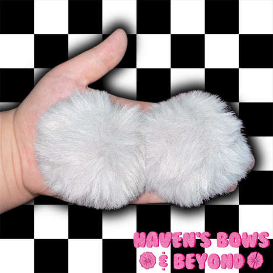Light grey small pom piggies